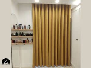 پرده پانچ مینیمال خردلی