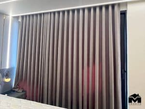 عکس پرده مینیمال اتاق خواب